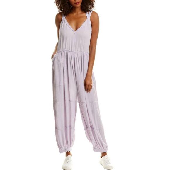 Free People Movement Jumpsuit Size XS Dancin Till Dawn Lavender Purple - Picture 3 of 16